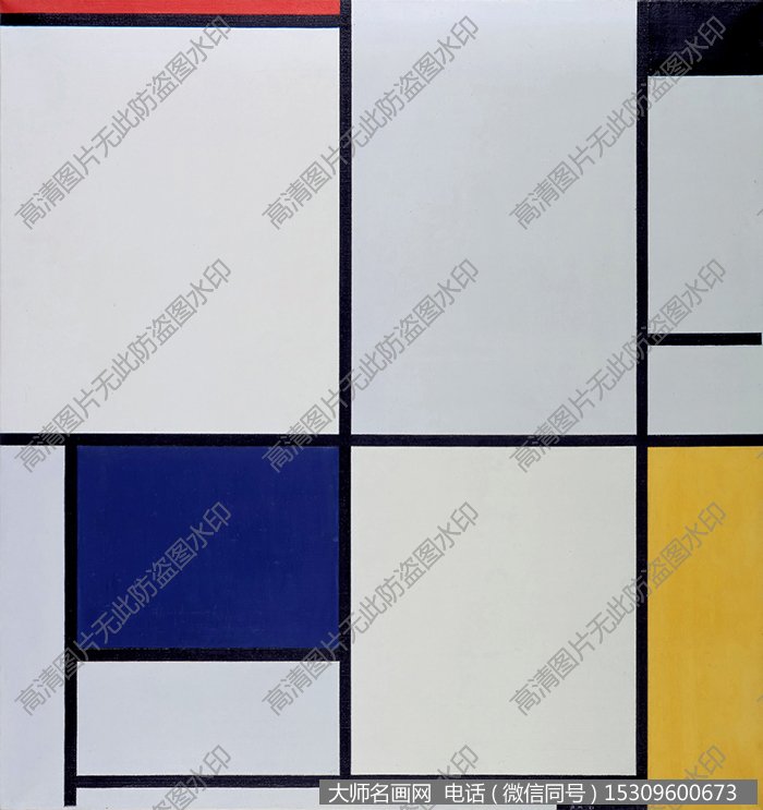 蒙德里安 油画大图5下载