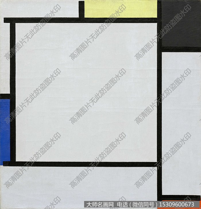蒙德里安 油画作品高清大图49下载