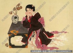 工笔仕女 国画作品高清大图54下载