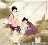 工笔仕女 国画作品高清55下载