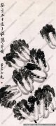 齐白石《白菜》国画作品高清大图112下载