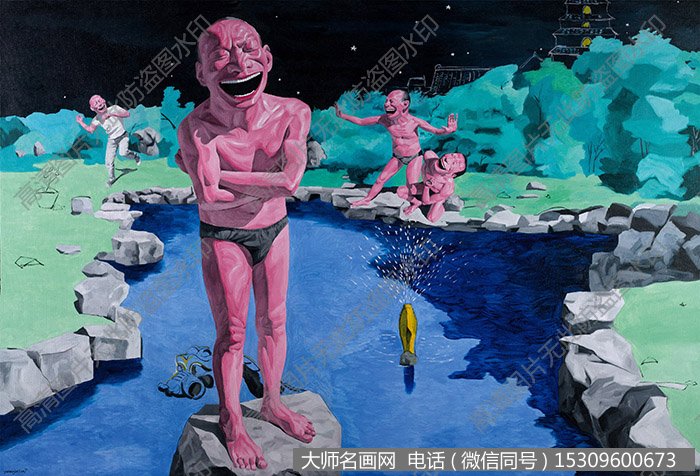 岳敏君 油画作品高清20下载