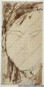莫迪里阿尼 素描作品36高清大图下载