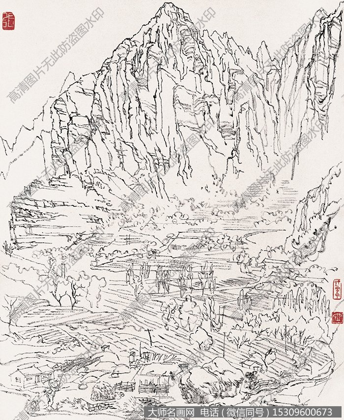 张仃 国画作品125高清大图下载