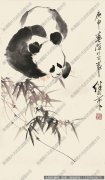 刘继卣 动物国画《熊猫》高清大图下载
