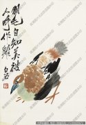 齐白石 动物国画《鸡》高清大图下载