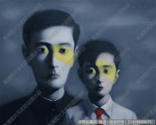 张晓刚作品《父与子2号》高清大图下载