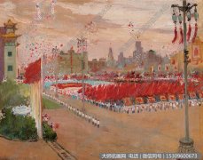 涂克作品《上海的五一》高清大图下载