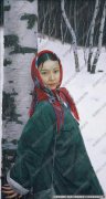 刘孔喜作品《故乡的女孩》高清大图下载