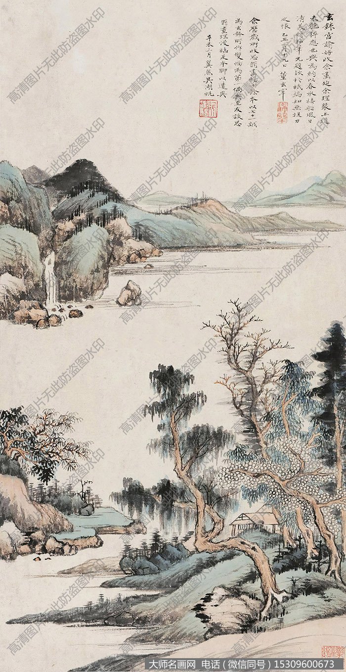 吴湖帆 国画作品83高清大图下载